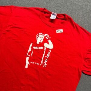 TobyMac Portable Sounds Red Graphic T-Shirt Mens Large M&O Knits Band Tee